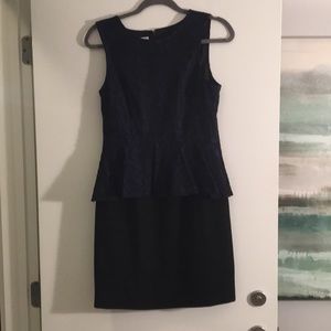 Peplum lace dress